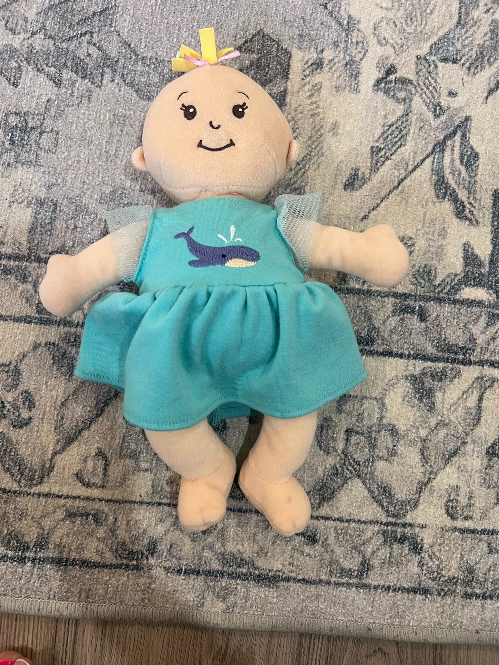 Manhattan Toy Soft Cloth Baby Doll – Whale Dress